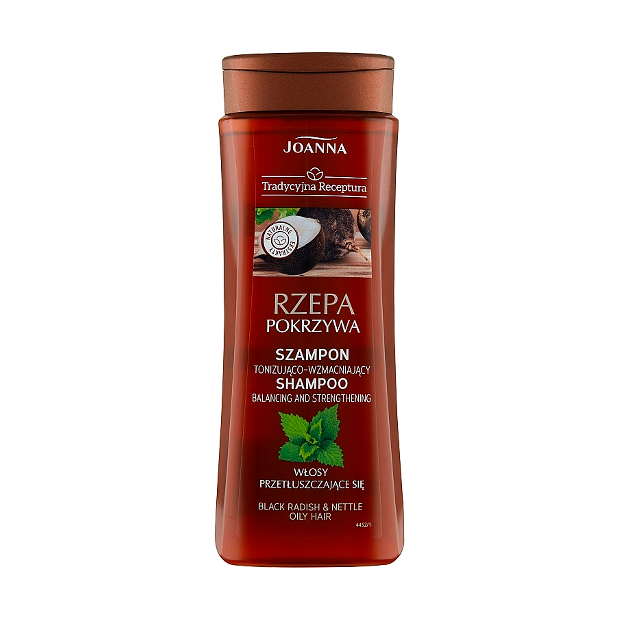 

Уцінка! Кондиціонер Joanna Black Radish & Nettle Balancing And Strengthening Conditioner для жирного волосся, 300 г