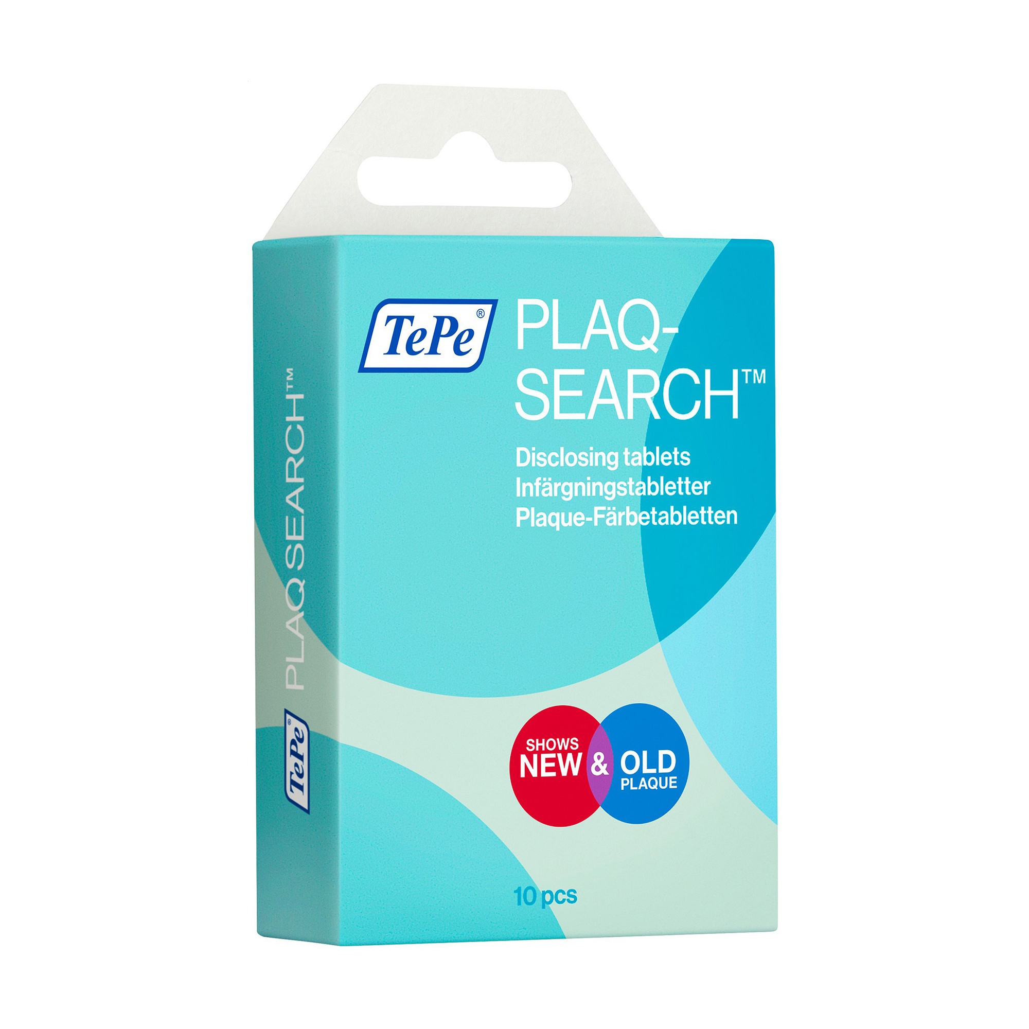

Таблетки для ідентифікації зубного нальоту TePe PlaqSearch, 10 шт