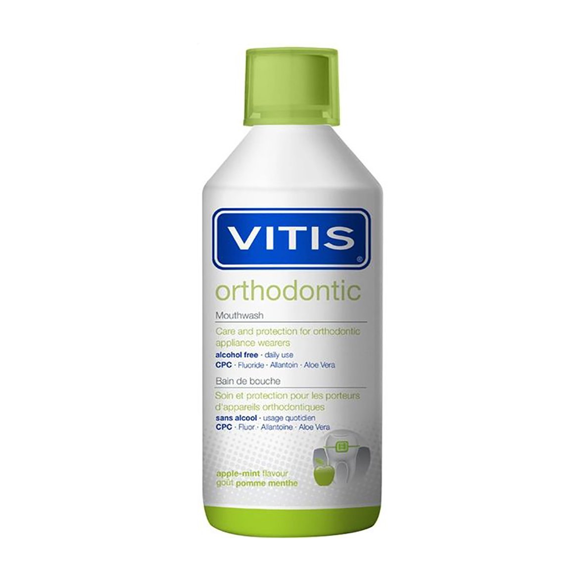 

Ополіскувач для ротової порожнини Dentaid Vitis Orthodontic Mouthwash, 500 мл