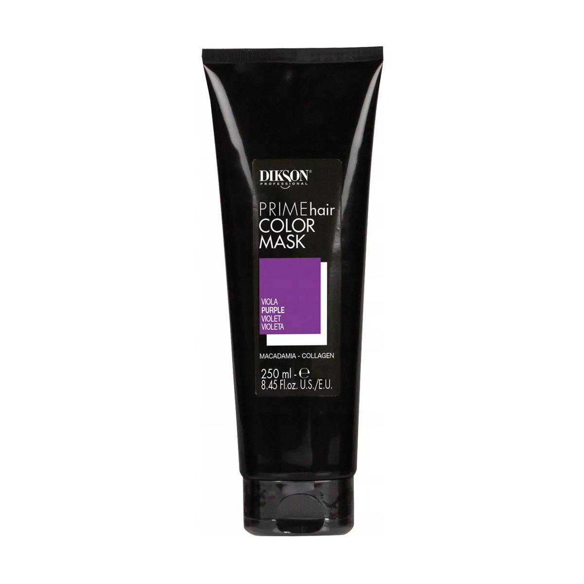 

Кольорова маска для волосся Dikson Prime Hair Color Mask, з макадамією та колагеном, Purple, 250 мл