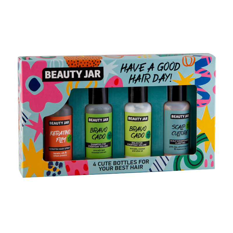 

Набір для волосся Beauty Jar Have A Good Hair Day (шампунь, 80 мл + бальзам, 80 мл + спрей, 80 мл + маска, 80 мл)