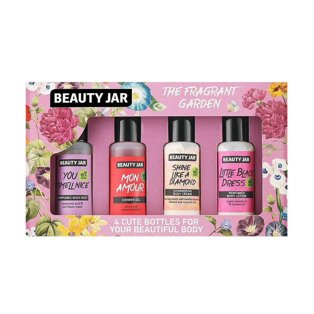 

Уцінка! Набір для тіла Beauty Jar The Fragrant Garden (парфумований міст, 80 мл + гель для душу, 80 мл + крем з блискітками, 80 мл + лосьйон, 80 мл)