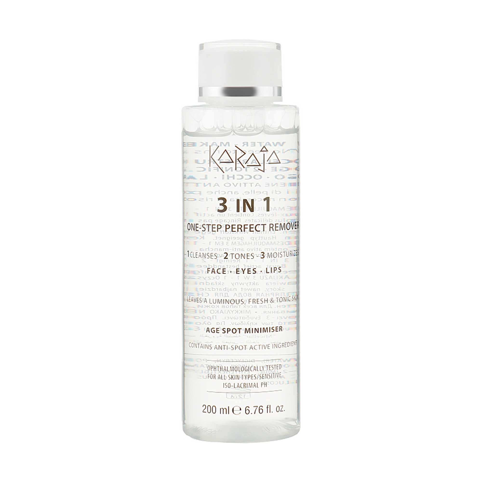 

Уцінка! Міцелярна вода Karaja 3in1 One-Step Perfect Remover Micellar Water Cleanser, 200 мл