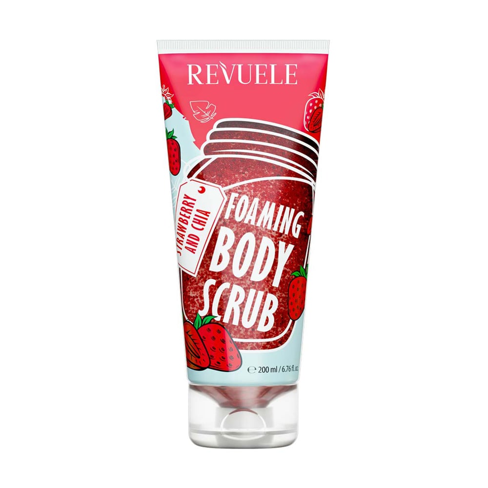 

Уцінка! Скраб для тіла пінний Revuele Foaming Body Scrub Strawberry and Chia Полуниця та чіа, 200 мл