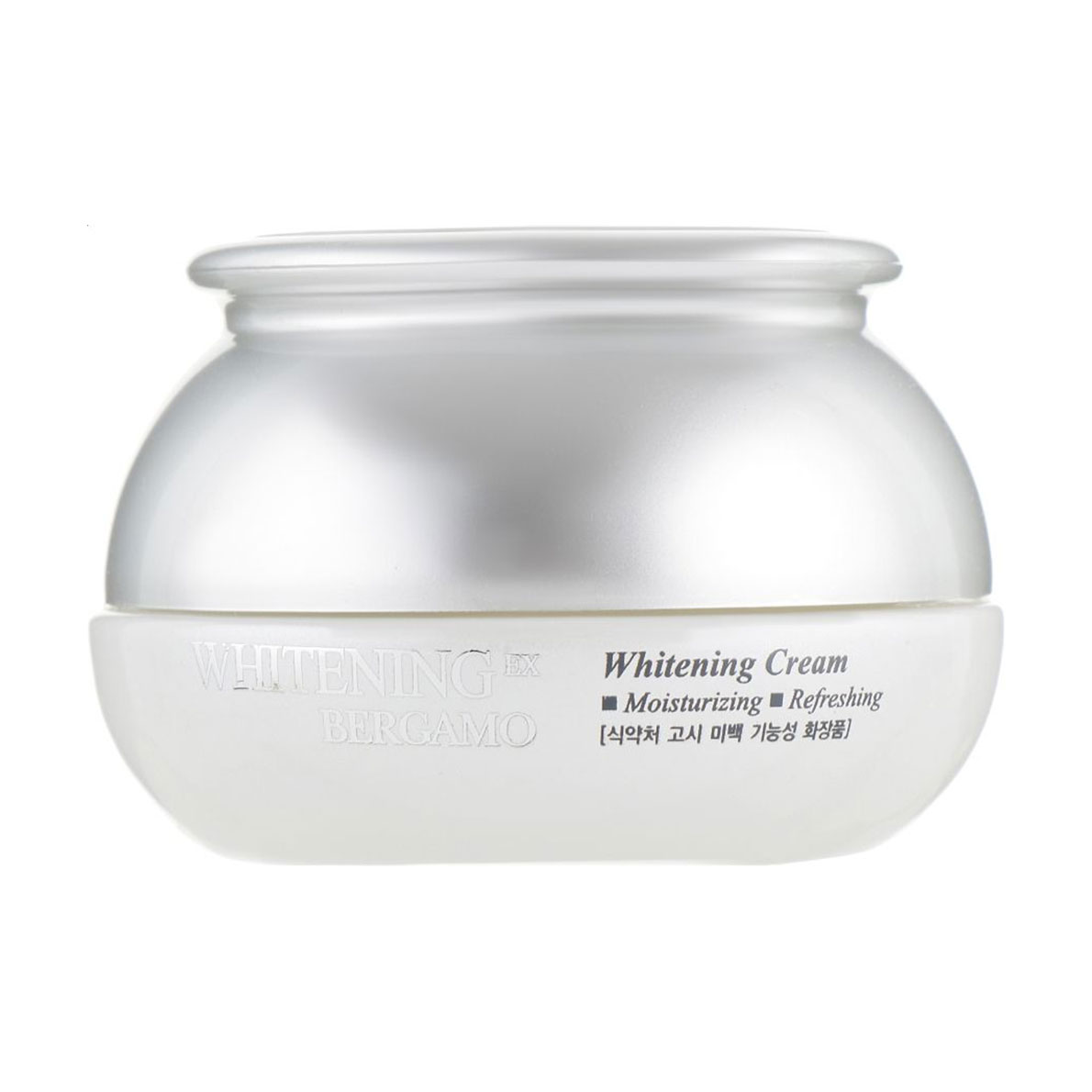 

Уцінка! Вибілювальний крем для обличчя Bergamo Whitening EX Cream з арбутином та гіалуроновою кислотою, 50 г