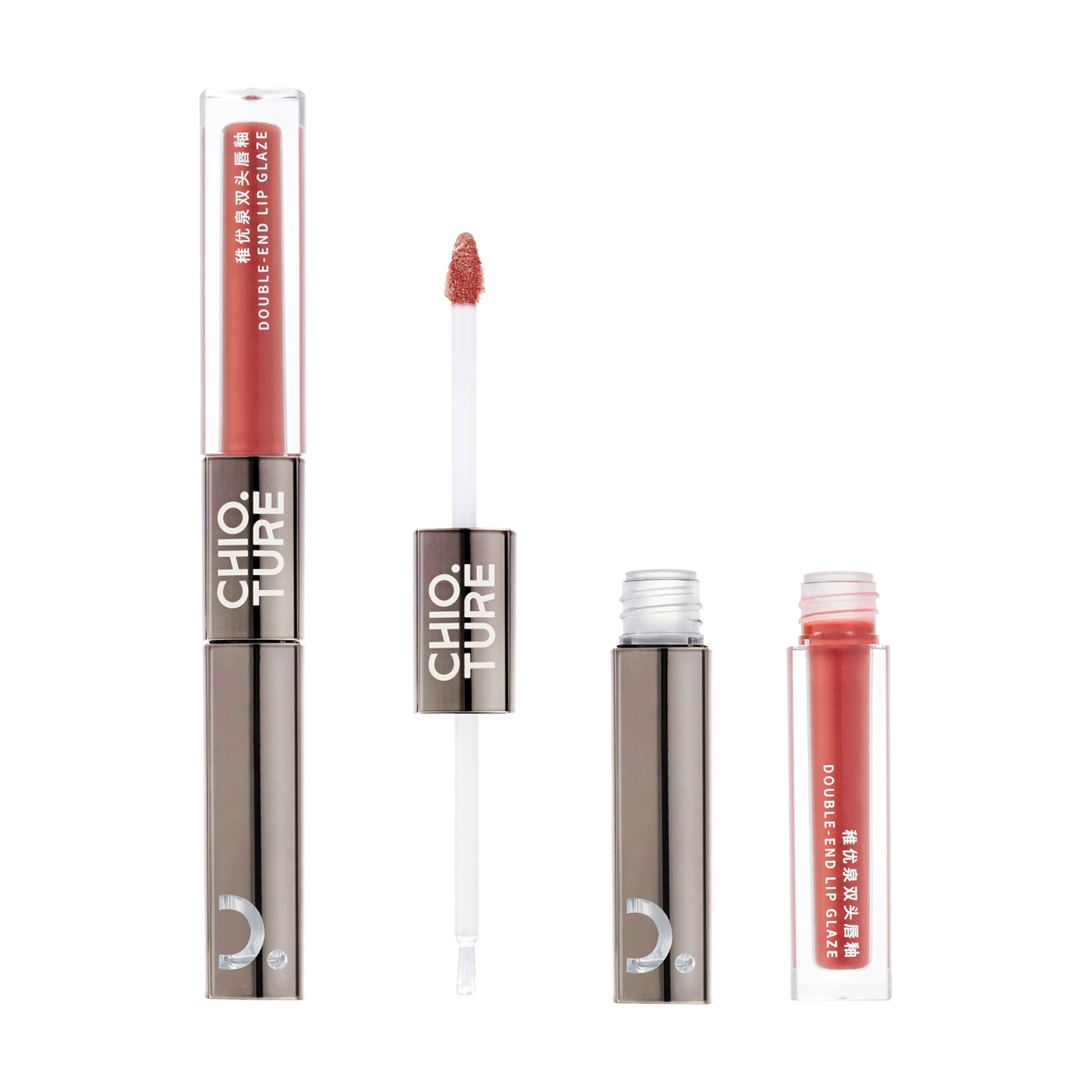 

Уцінка! Блиск для губ Chioture Double Ended Lip Glaze S03, 2.2 г