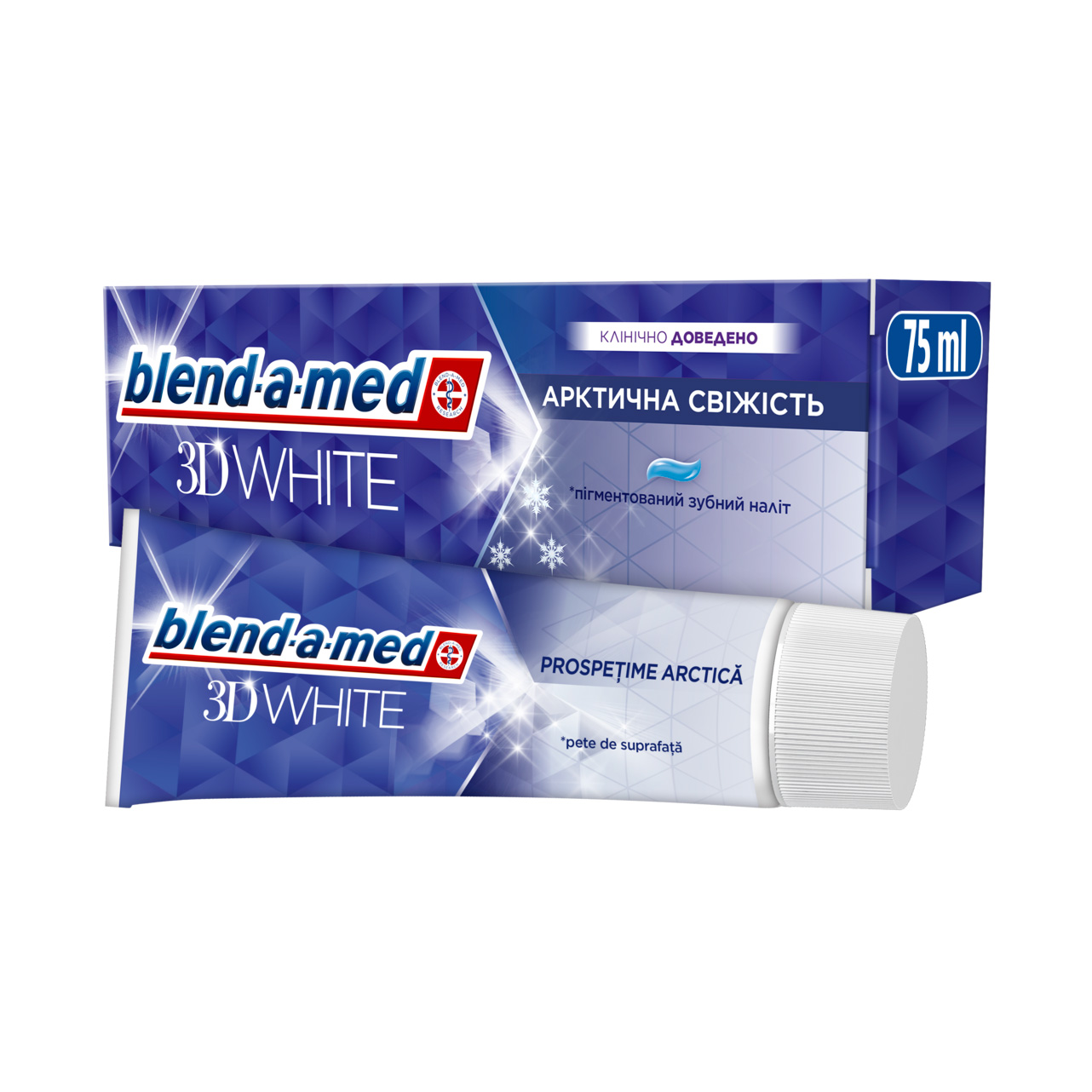 

Уцінка! Зубна паста blend-a-med 3D White Арктична свіжість, 75 мл