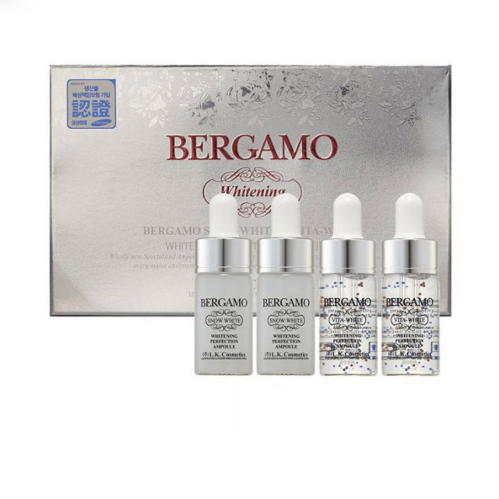 

Уцінка! Набір сироваток для обличчя Bergamo Whitening Perfection Ampoule, 4*13 мл