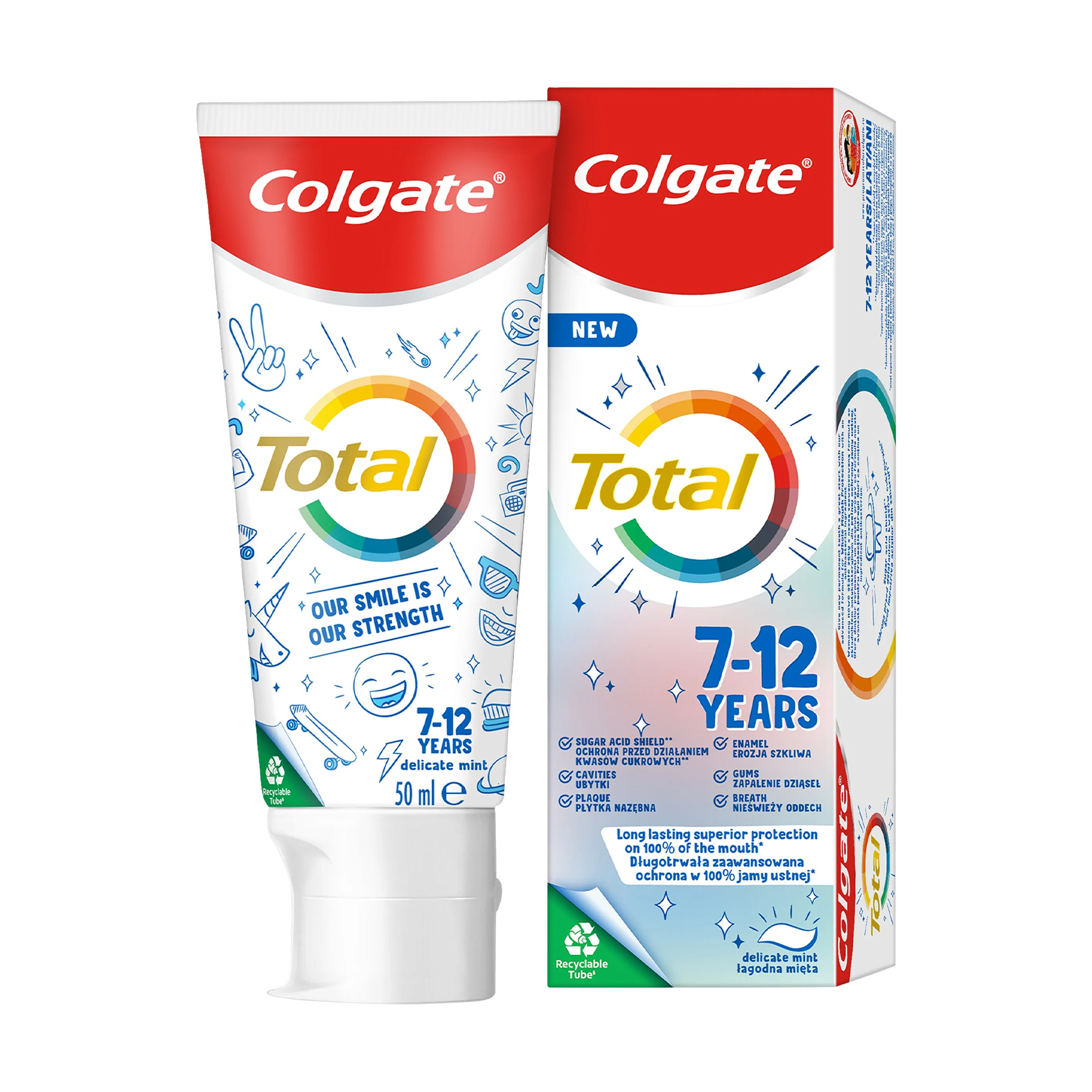 

Уцінка! Зубна паста Colgate Total Kids 7-12 років, 50 мл