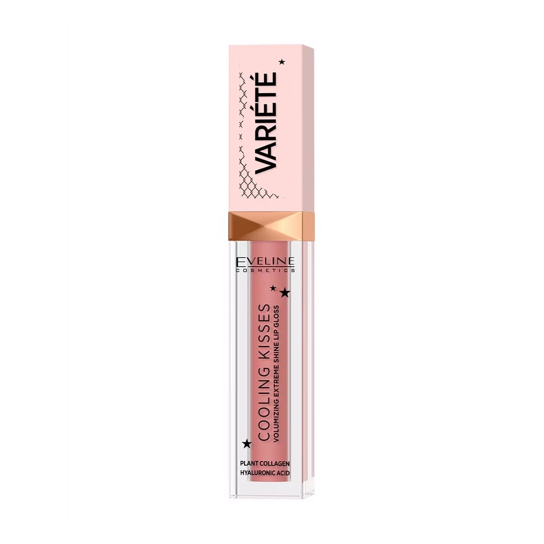 

Блиск для губ Eveline Cosmetics Variete Cooling Kisses з охолоджувальним ефектом, 03 Star Glow, 6.8 мл
