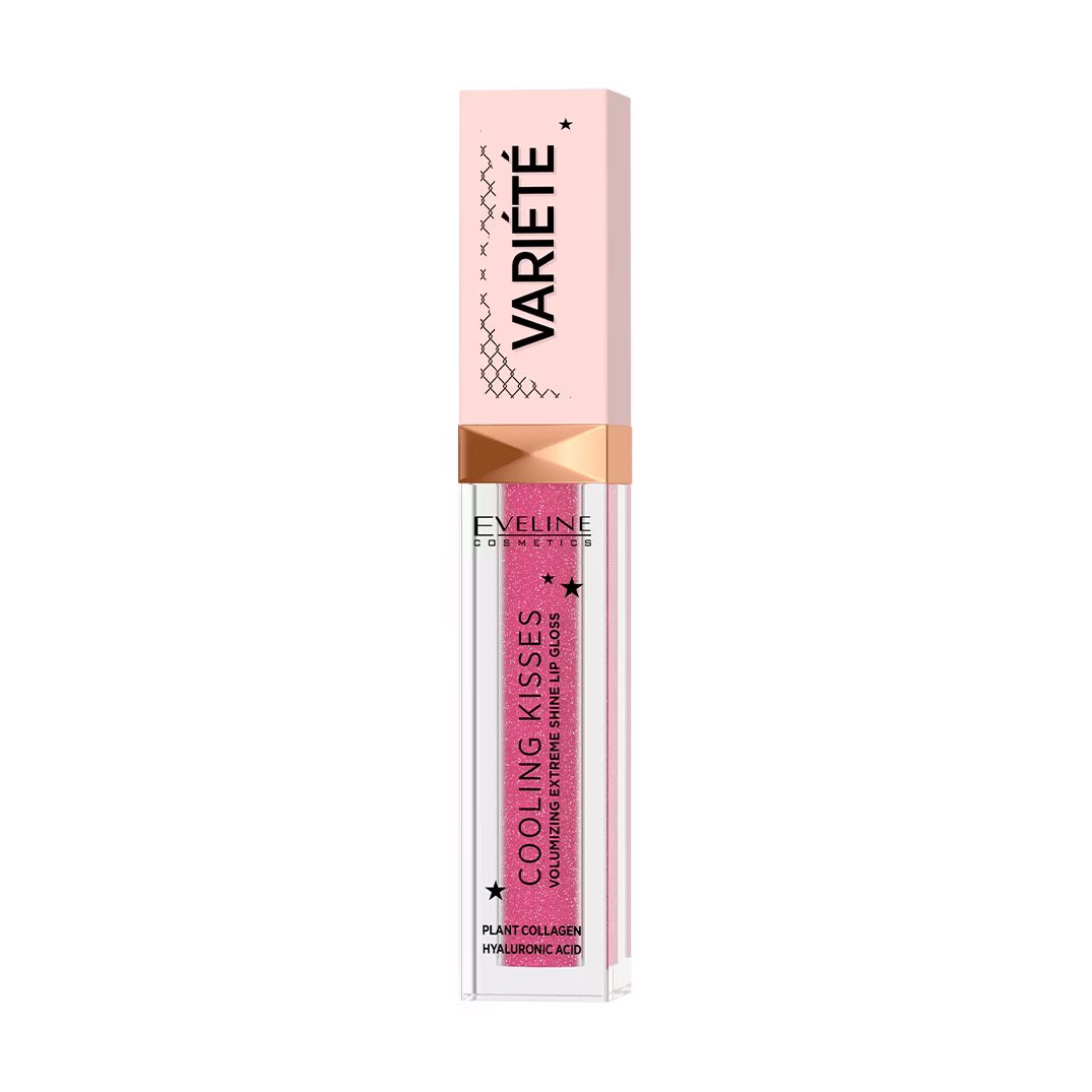 Блиск для губ Eveline Cosmetics Variete Cooling Kisses з охолоджувальним ефектом, 06 Amazing Kiss, 6.8 мл