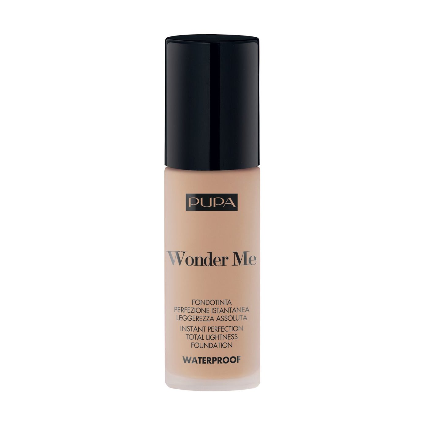 

Уцінка! Водостійка тональна основа для обличчя Pupa Waterproof Wonder Me Fluid Foundation, 040 Honey Gold, 30 мл