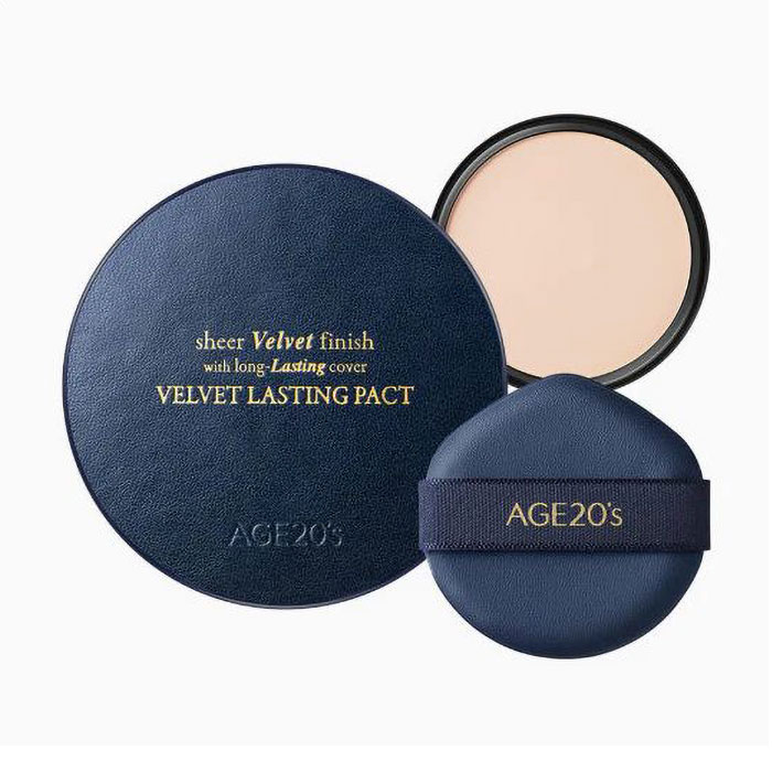 

Уцінка! Тональний кушон для обличчя AGE 20's Velvet Lasting Pact SPF 50+/PA++++, 21 Light Beige, 14 г (+ змінний блок, 14 г)