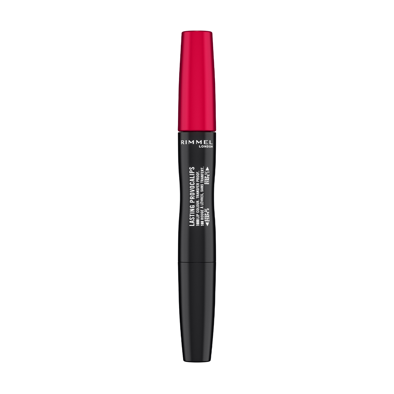 

Рідка помада + бальзам для губ 2 в 1 Rimmel Lasting Provocalips 16Hr Lip Colour, 500 Kiss The Town Red, 2.3 мл + 1.6 г