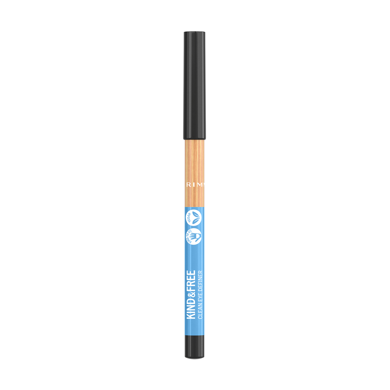 

Уцінка! Олівець для очей Rimmel Kind & Free Clean Eye Definer Pencil, 001 Pitch, 1.1 г