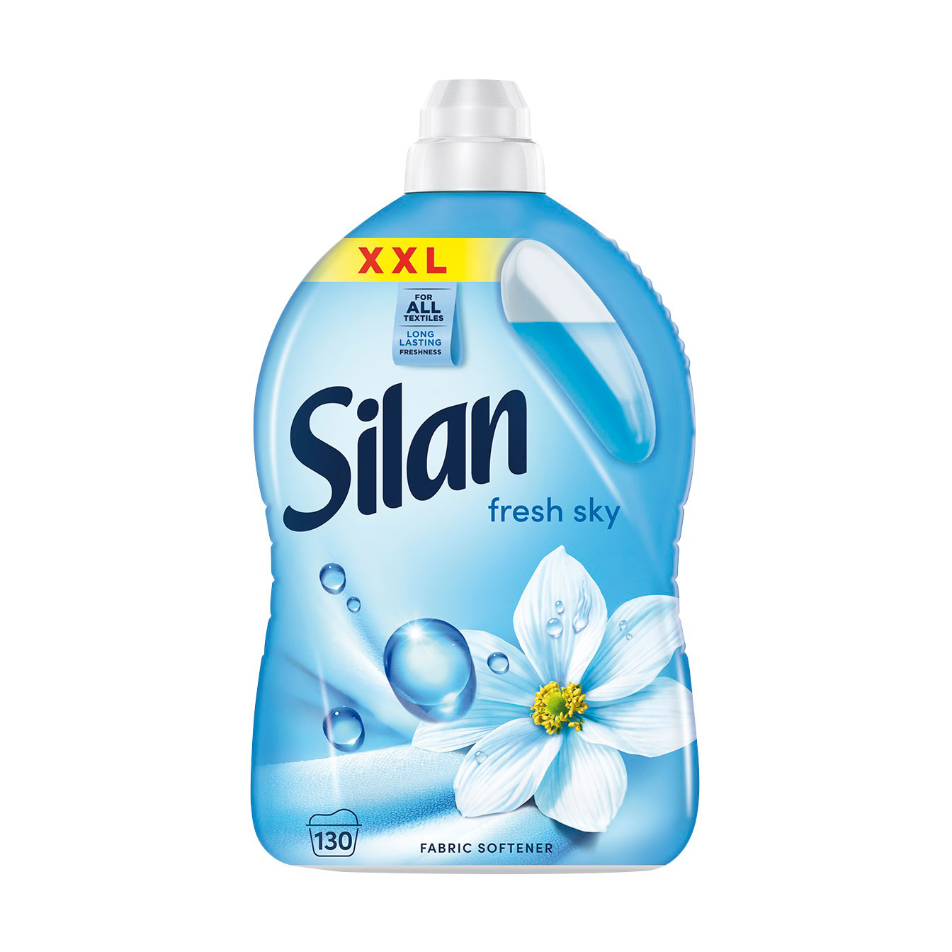 

Кондиціонер для білизни Silan Небесна свіжість, 130 циклів прання, 2.86 л