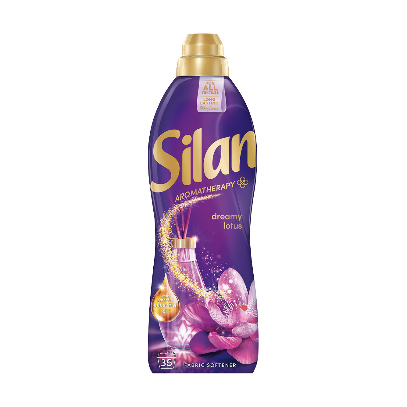 

Кондиціонер для білизни Silan Aromatherapy Dreamy Lotus, 35 циклів прання, 770 мл