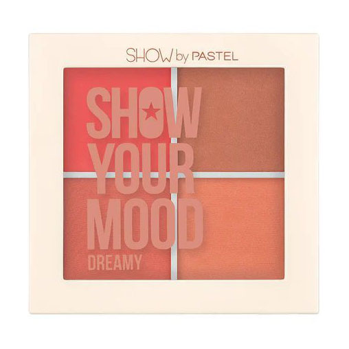 

Набір рум'ян для обличчя Pastel Show Your Mood Dreamy Blush Palette White, 4*4.3 г