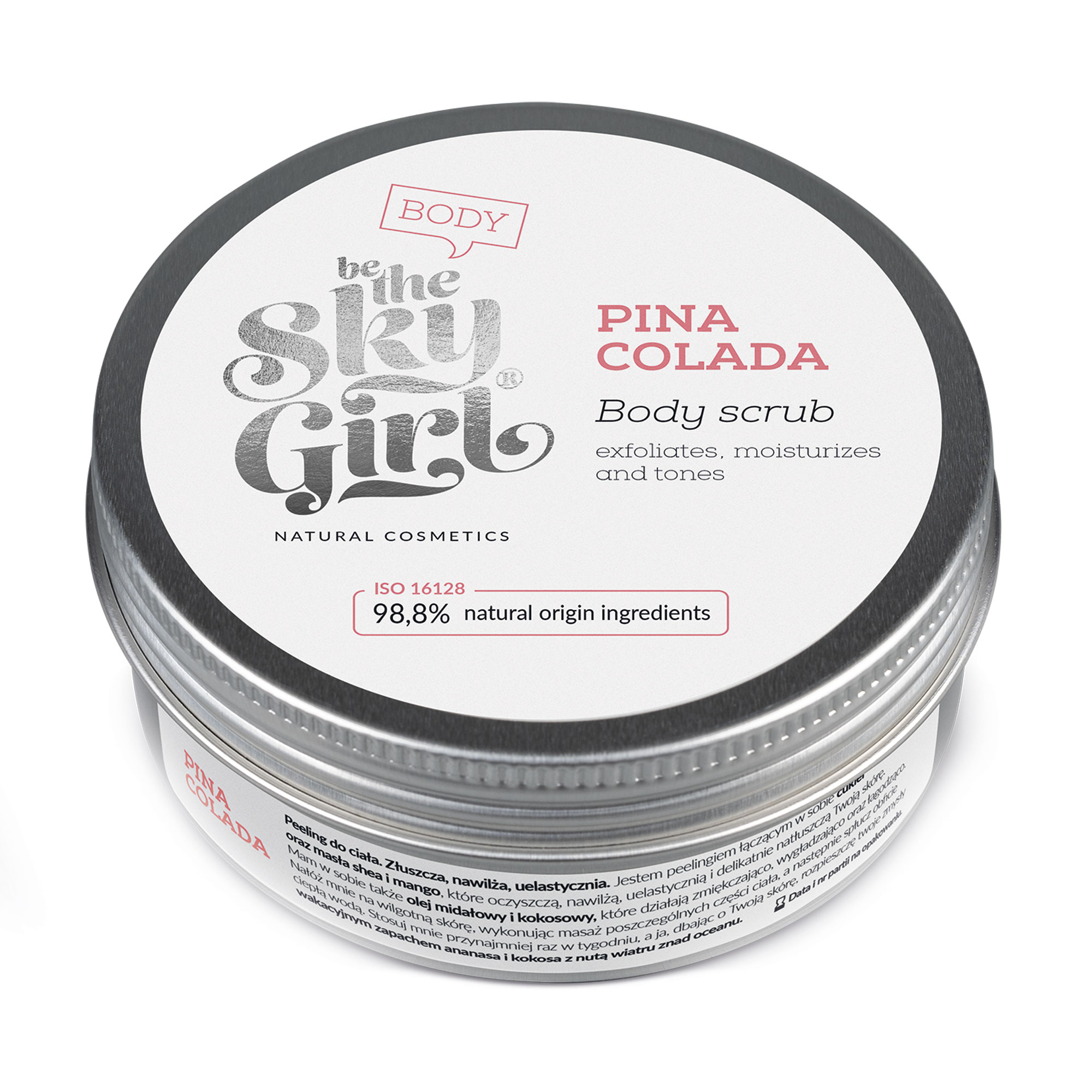 

Пілінг для тіла be the Sky Girl Pina Colada Body Peeling, 220 г
