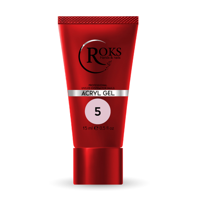 

Уцінка! Акрил-гель для нігтів Roks Acryl Gel 5, 15 мл