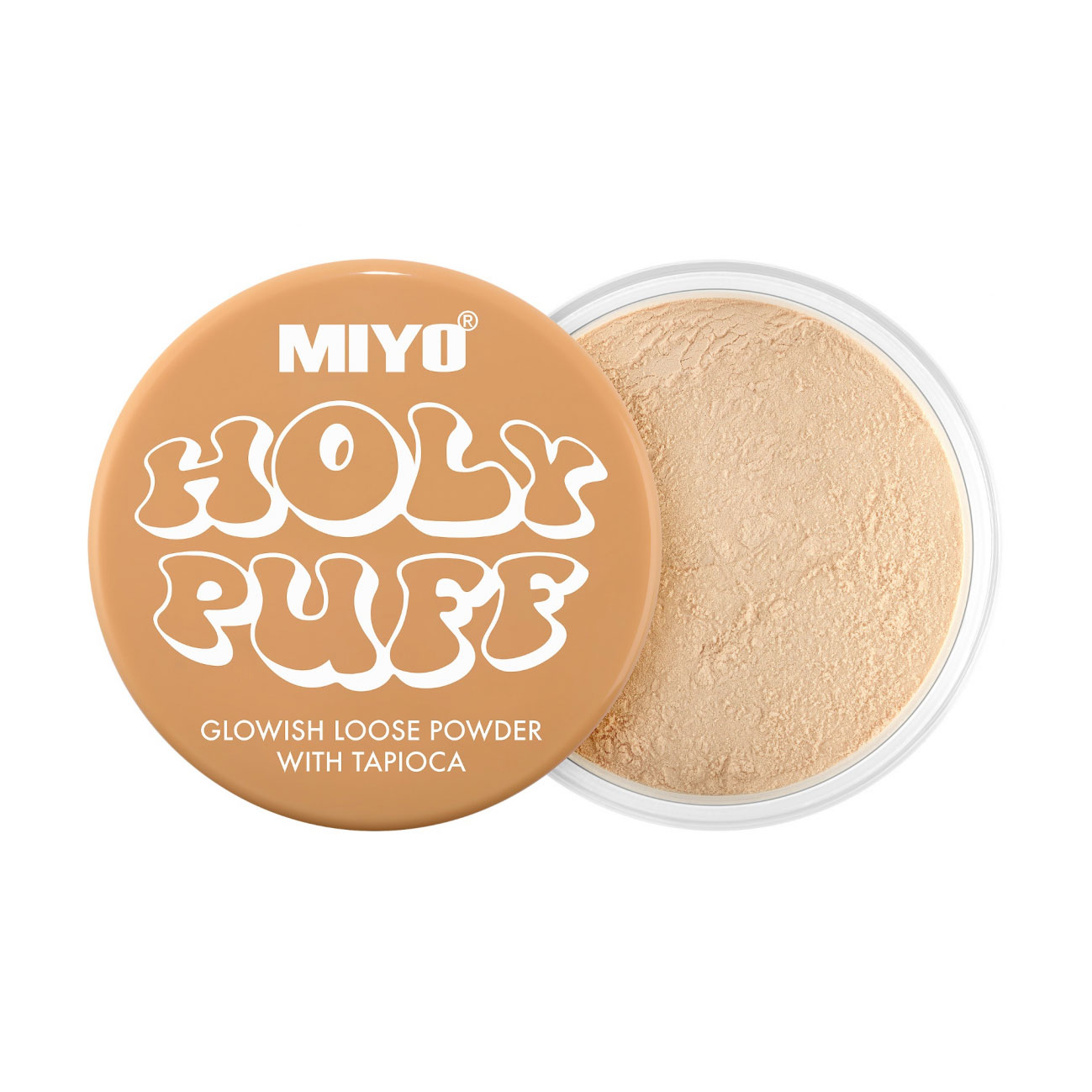 

Розсипчаста пудра для обличчя Miyo Holy Puff Glowish Loose Powder With Tapioca з тапіокою, 6 г