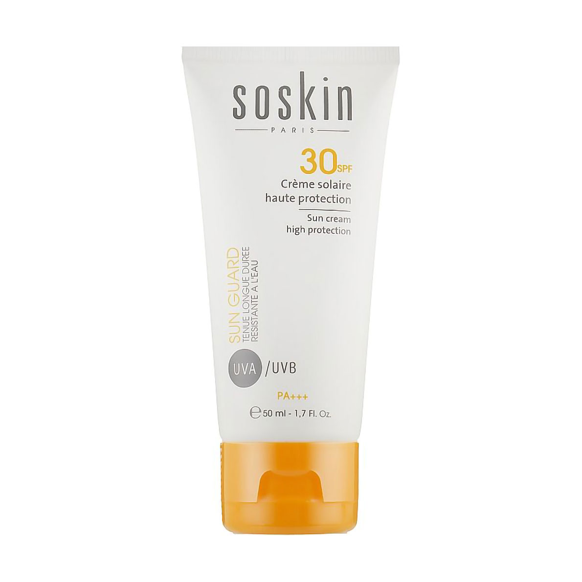 

Сонцезахисний крем для обличчя та тіла Soskin Sun Cream SPF 30, 50 мл