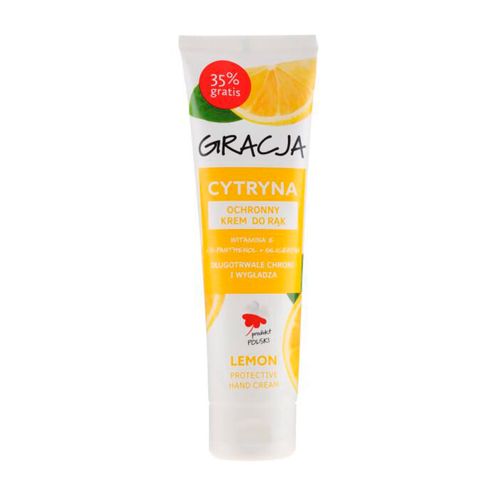

Уцінка! Захисний крем для рук Gracja Lemon Protective Hand Cream з екстрактом лимона, 100 мл