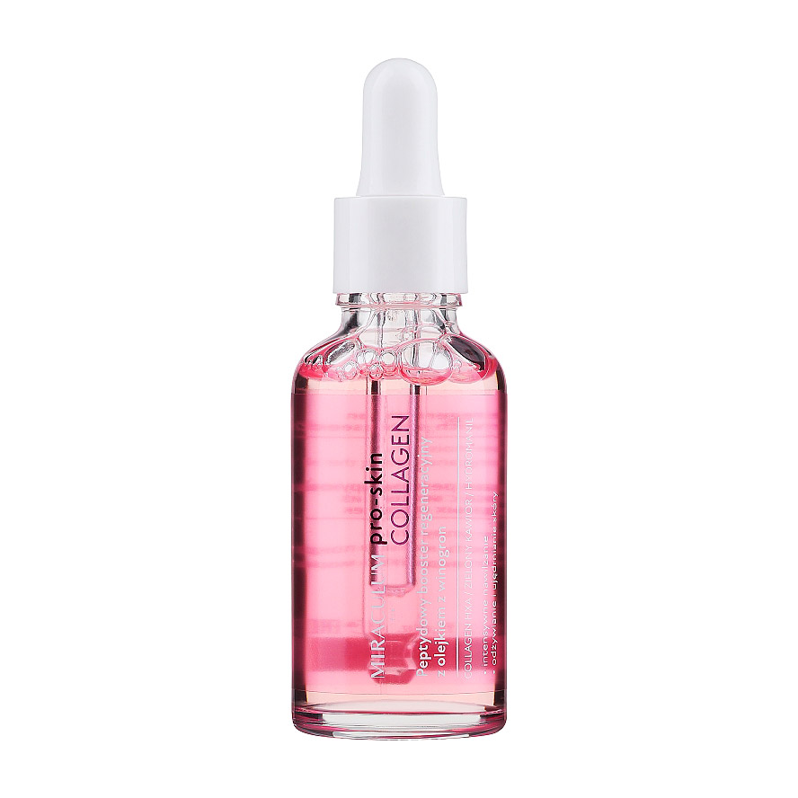 

Відновлювальний пептидний бустер для обличчя Miraculum Pro-Skin Collagen Peptide Booster з виноградною олією, 30 мл