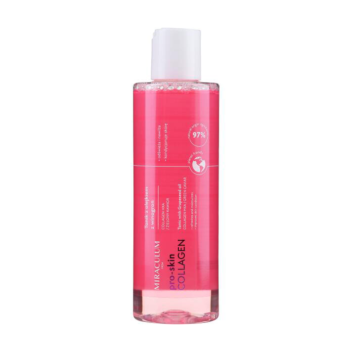 

Тонік для обличчя Miraculum Pro-Skin Collagen Tonik з виноградною олією, 200 мл