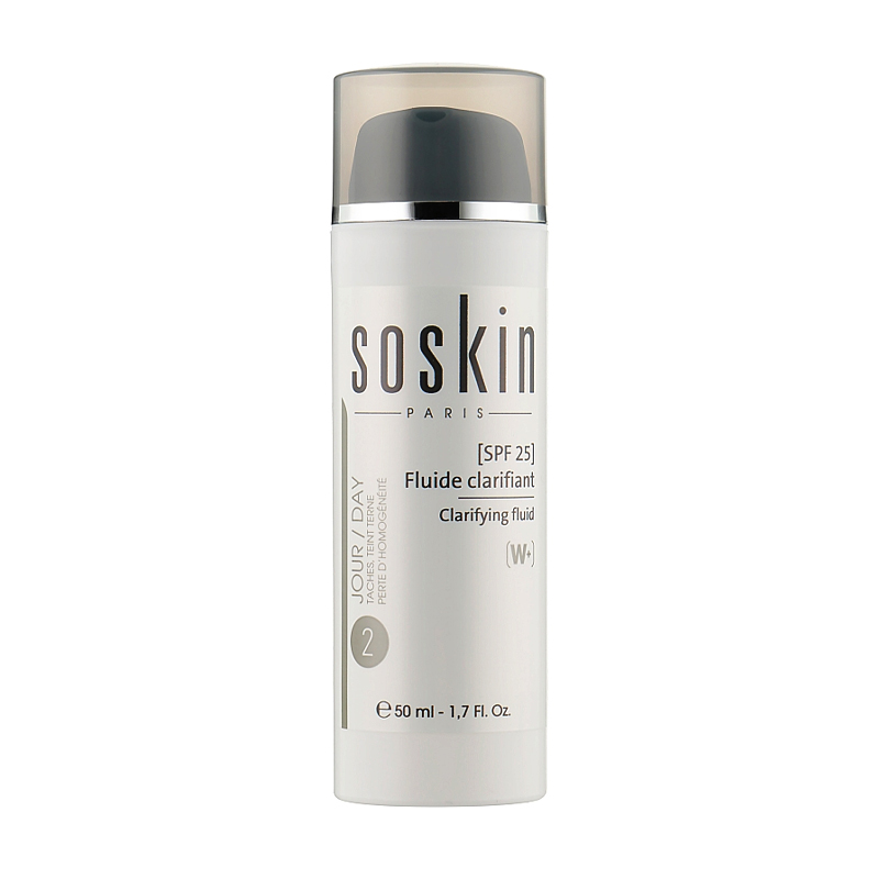 

Освітлювальний флюїд для обличчя Soskin Clarifying Fluid SPF 25, 50 мл