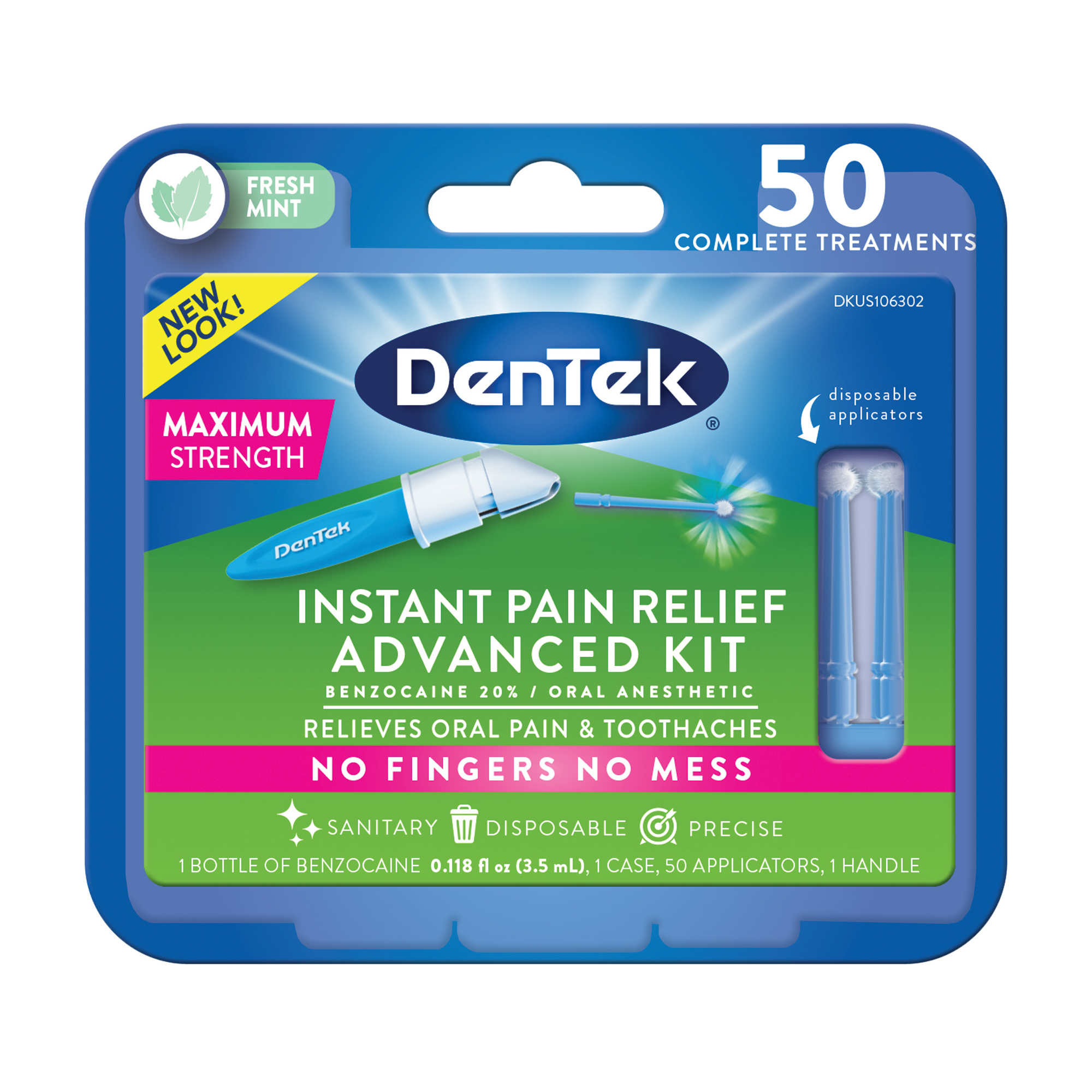 

Набір для полегшення зубного болю DenTek Instant Pain Relief Advanced Kit, 4 предмета