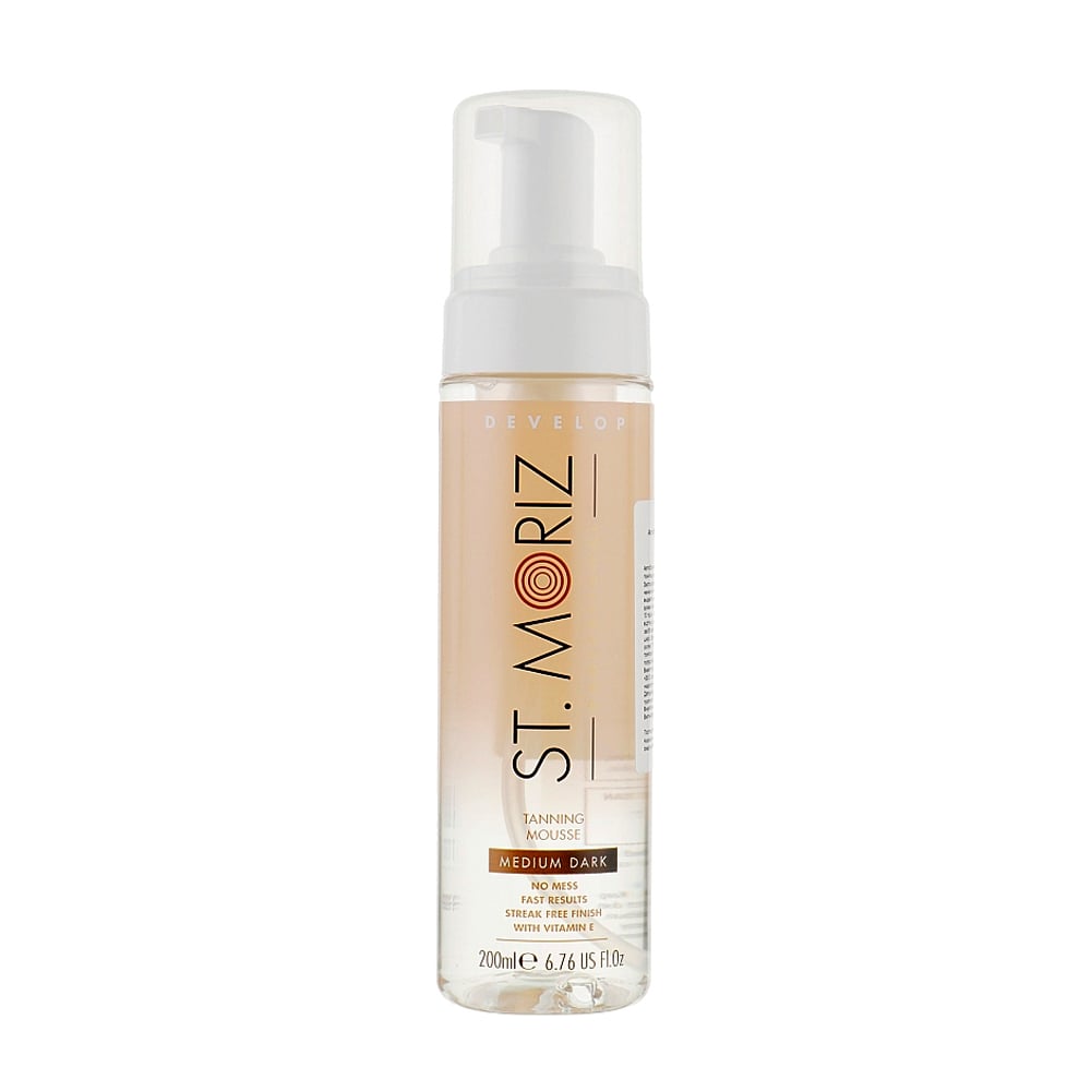 

Мус-автобронзант для тіла St. Moriz Clear Tanning Mousse, Medium-Dark, 200 мл