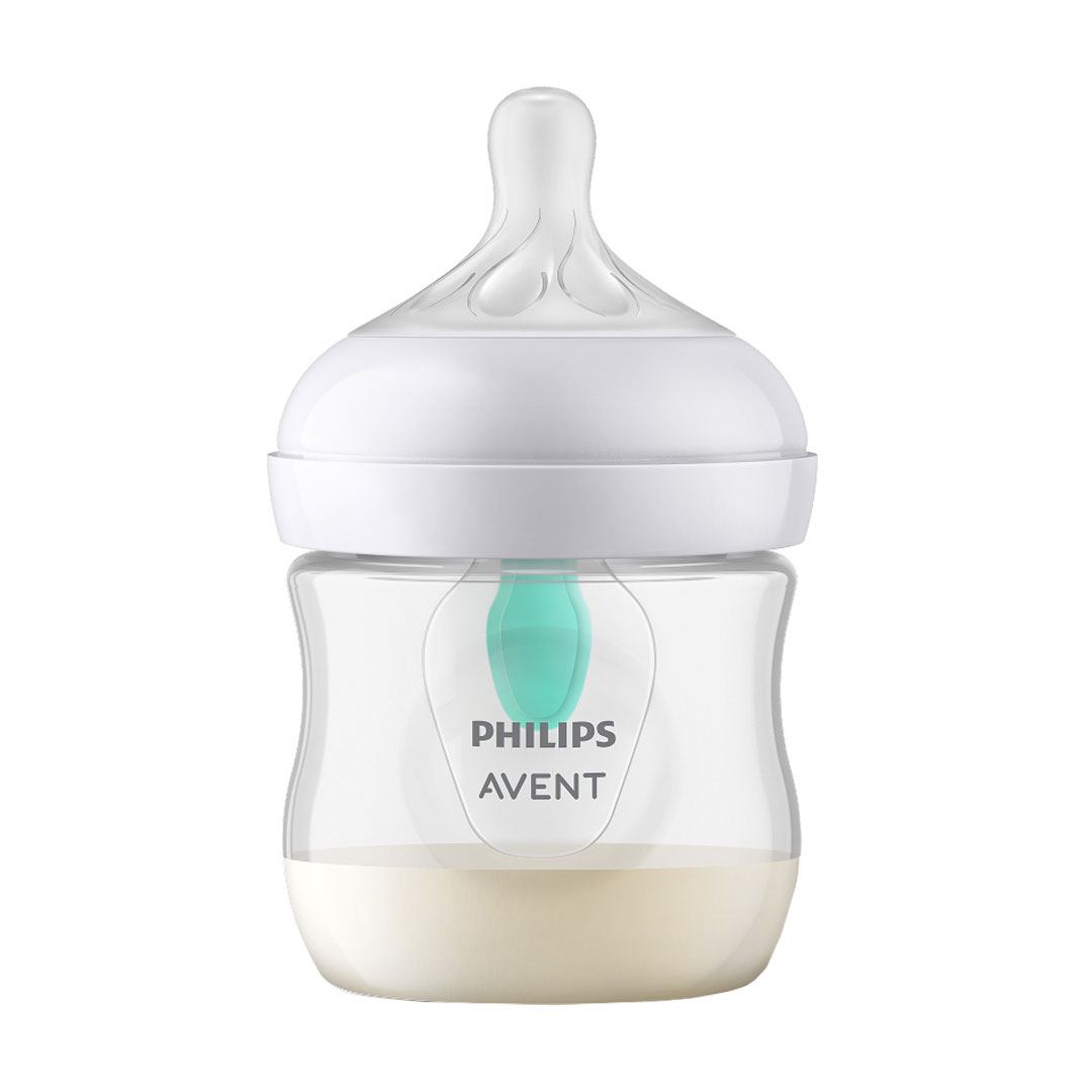 Уцінка! Дитяча пляшечка для годування Philips AVENT Natural Природний потік з клапаном, від 0 місяців, 125 мл (SCY670/01)