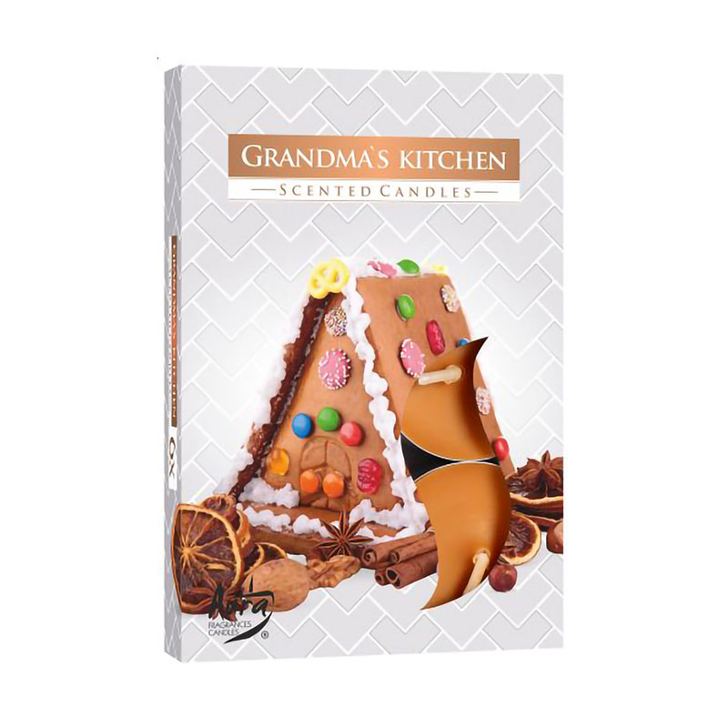 

Ароматична свічка Bispol Scented Candle Grandma's Kitchen, 6 шт (p15-88 a6)