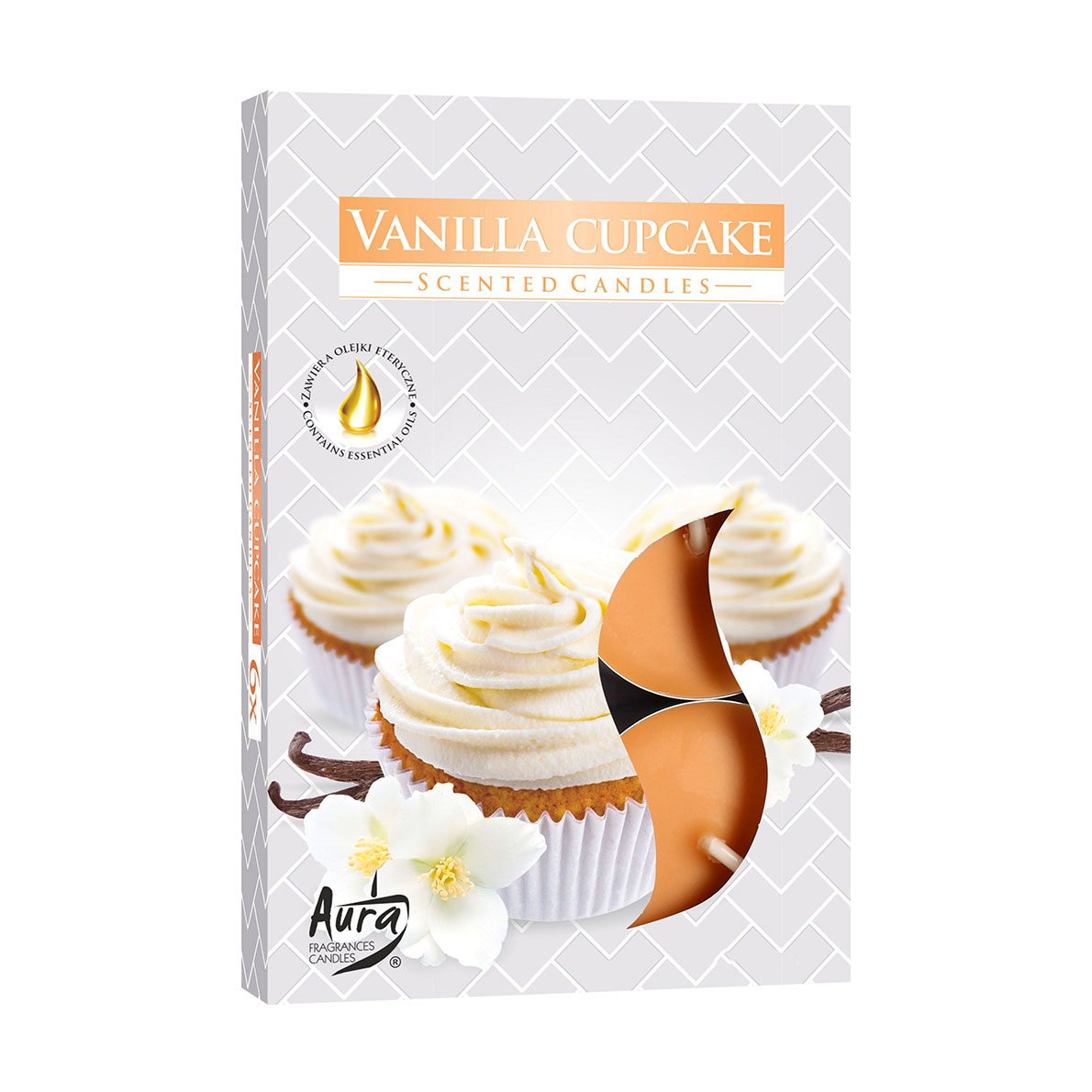 

Ароматична свічка Bispol Scented Candle Vanilla Cookies, 6 шт (p15-202 a6)