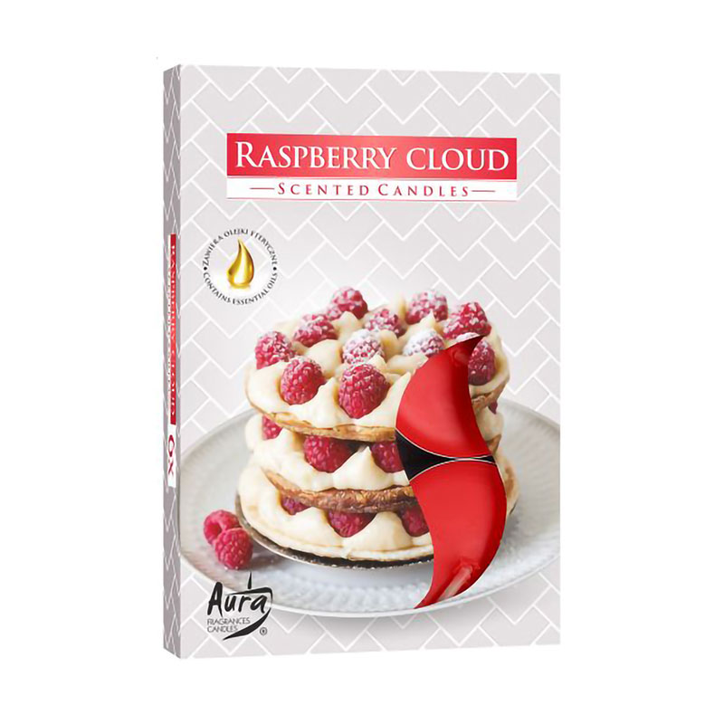 

Ароматична свічка Bispol Scented Candle Raspberry Cloud, 6 шт (p15-329 а6)