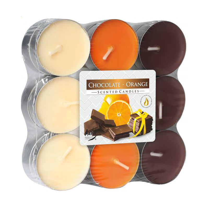 

Ароматична свічка Bispol Scented Candle Chocolate-Orange, 18 шт (p15-340 s18)