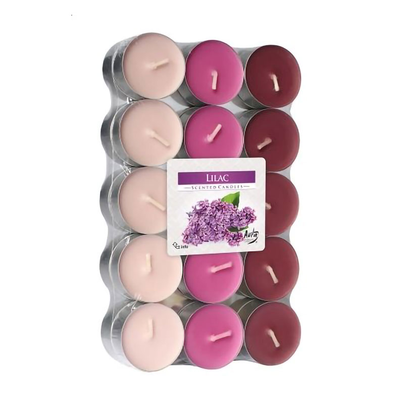 

Ароматична свічка Bispol Scented Candle Lilac, 30 шт (p15-38 a30)