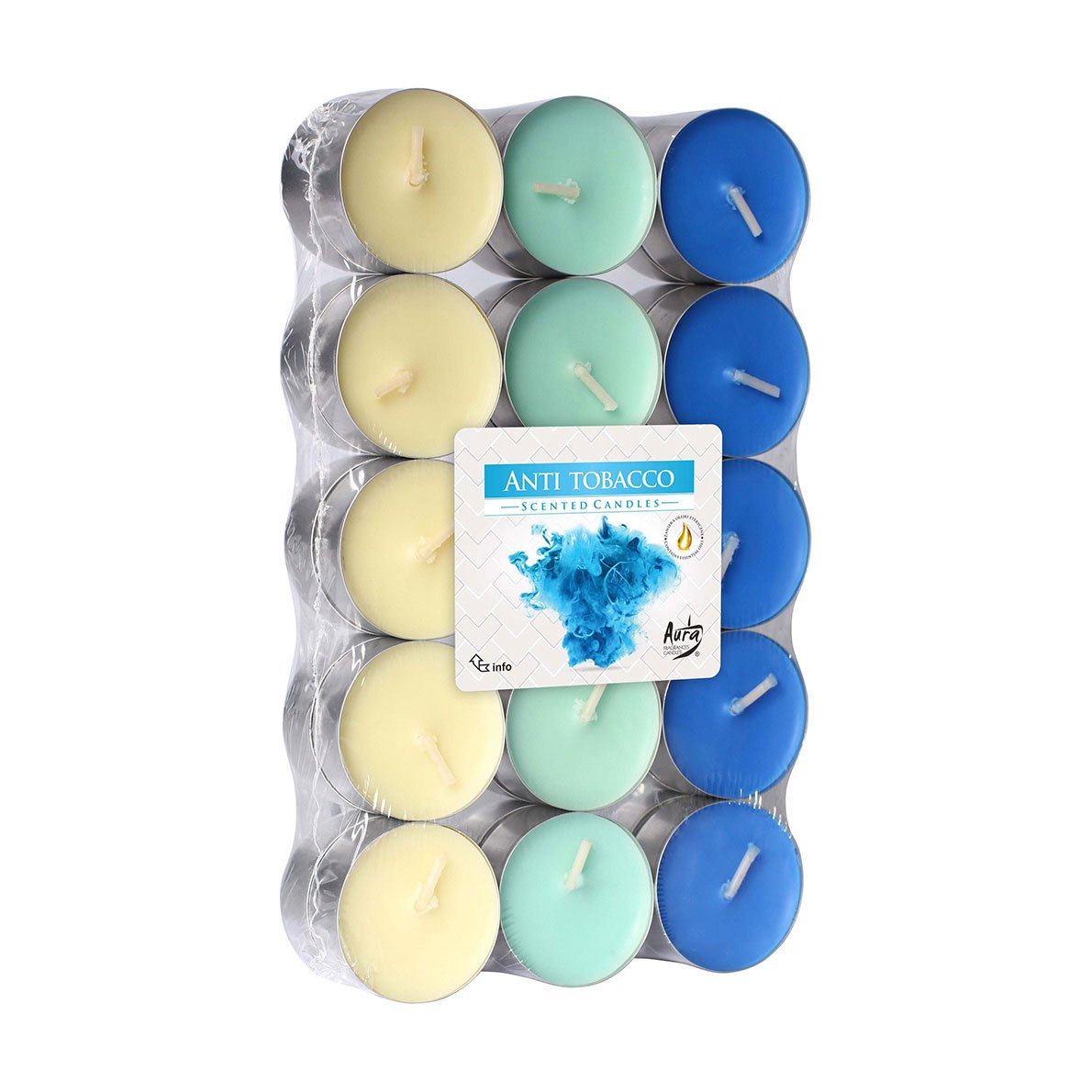 

Ароматична свічка Bispol Scented Candle Anti Tobacco, 30 шт (p15-69 s30)
