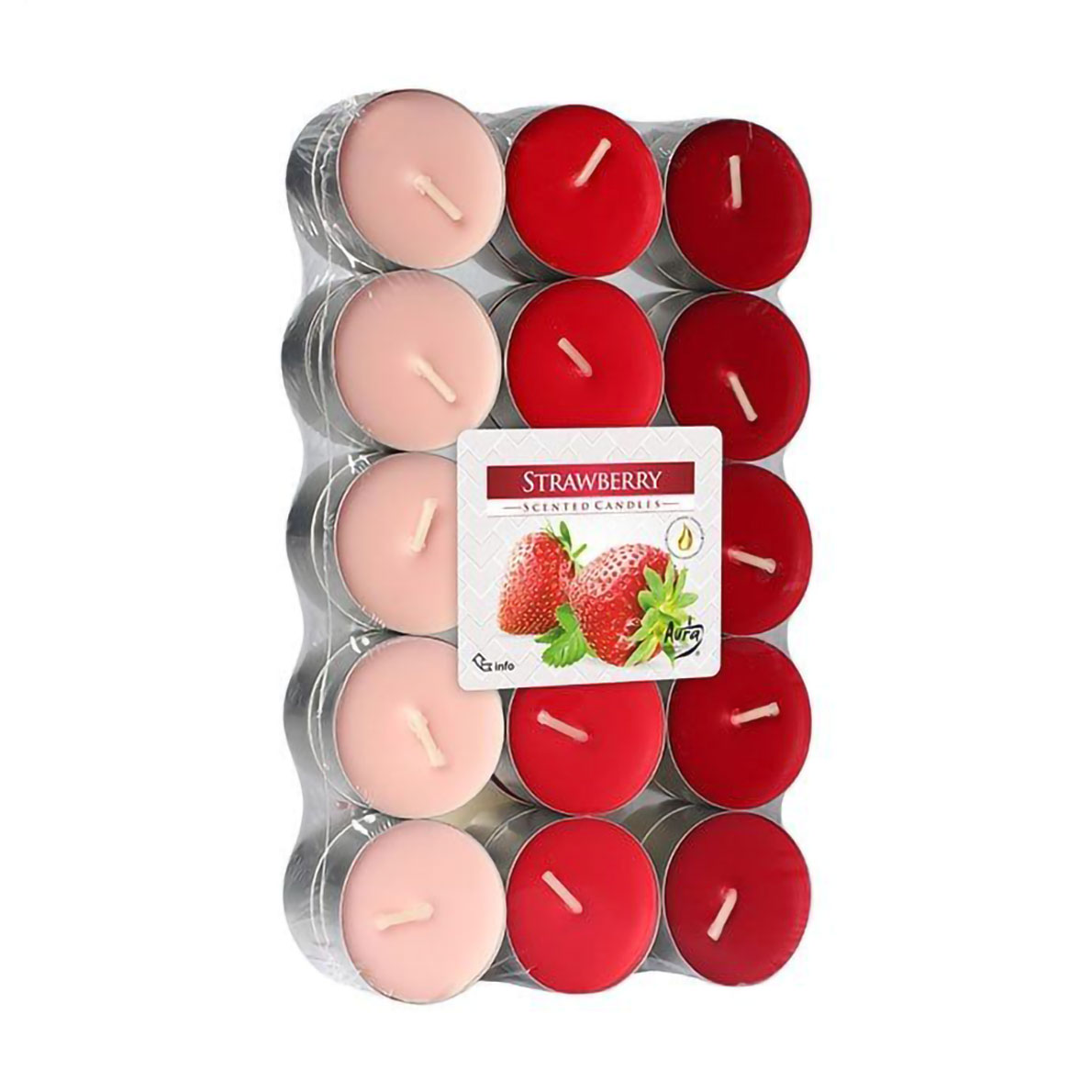 

Ароматична свічка Bispol Scented Candle Strawberry, 30 шт (p15-73 a30)
