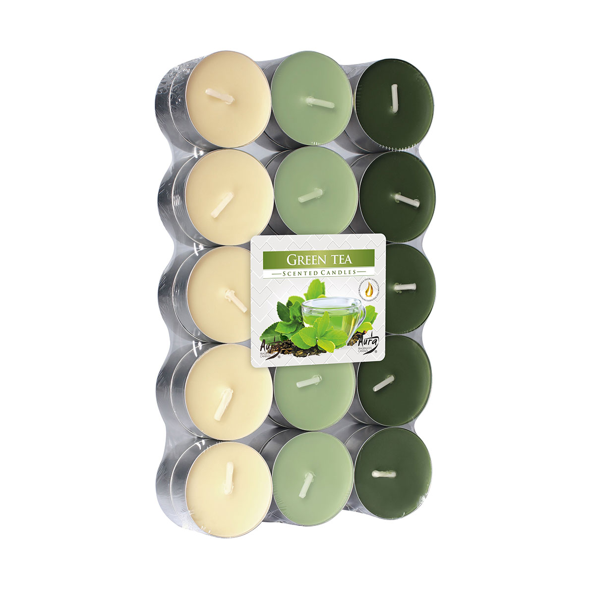 

Ароматична свічка Bispol Scented Candle Green Tea, 30 шт (p15-83 a30)