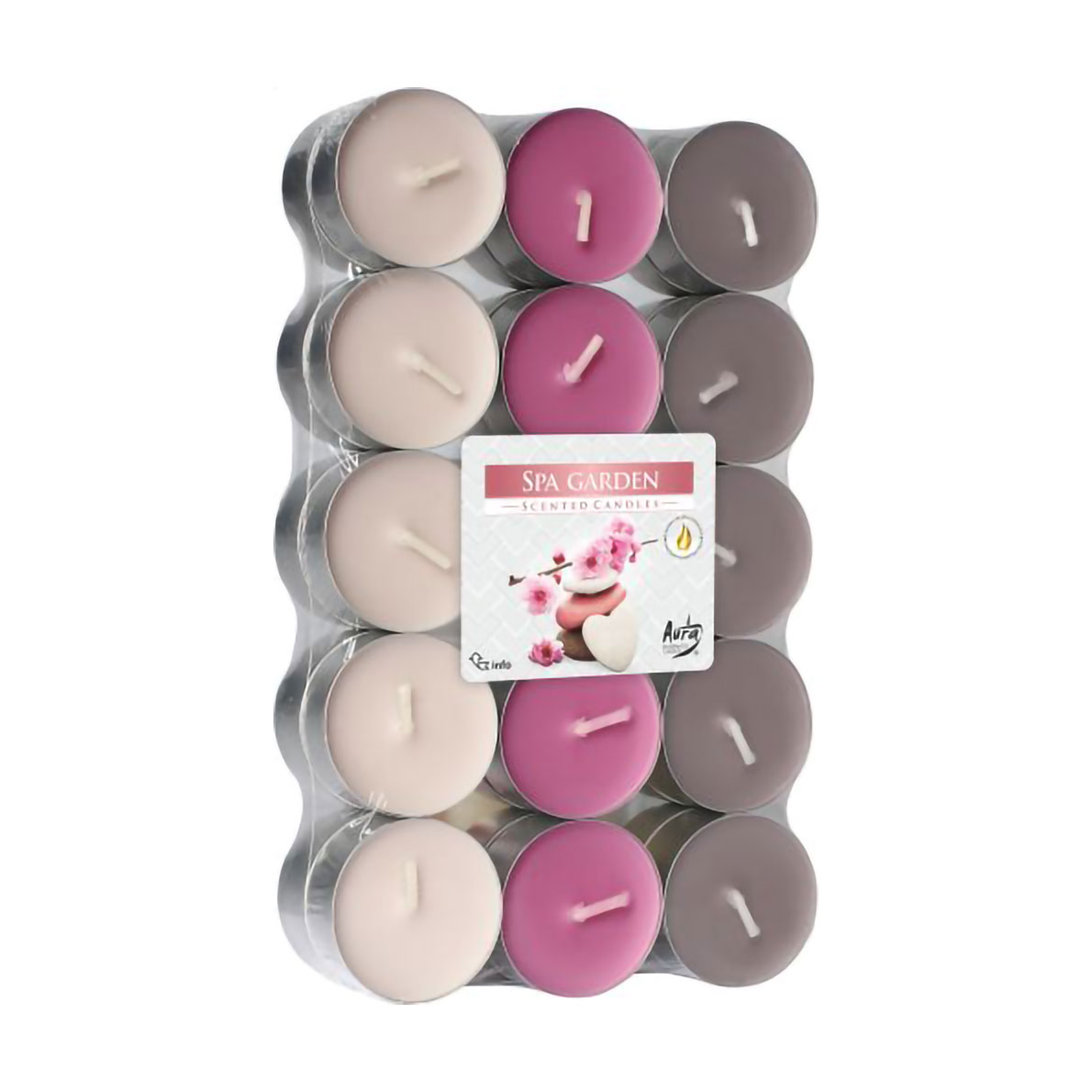

Ароматична свічка Bispol Scented Candle Garden Spa, 30 шт (p15-254 s30)
