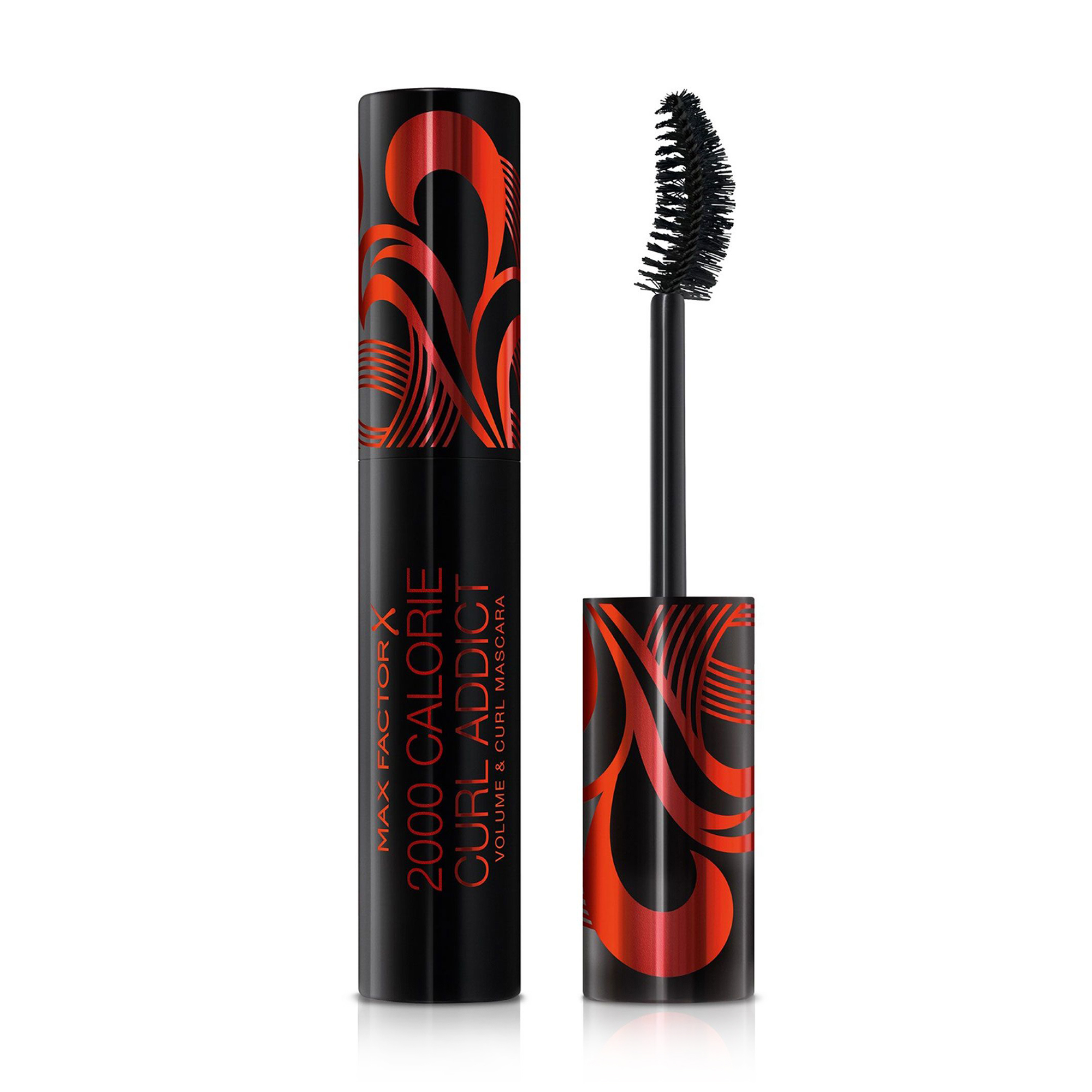 

Подарунок! Туш для вій Max Factor 2000 Calorie Curl Addict Об'єм та підкручування, Black Brown, 11 мл