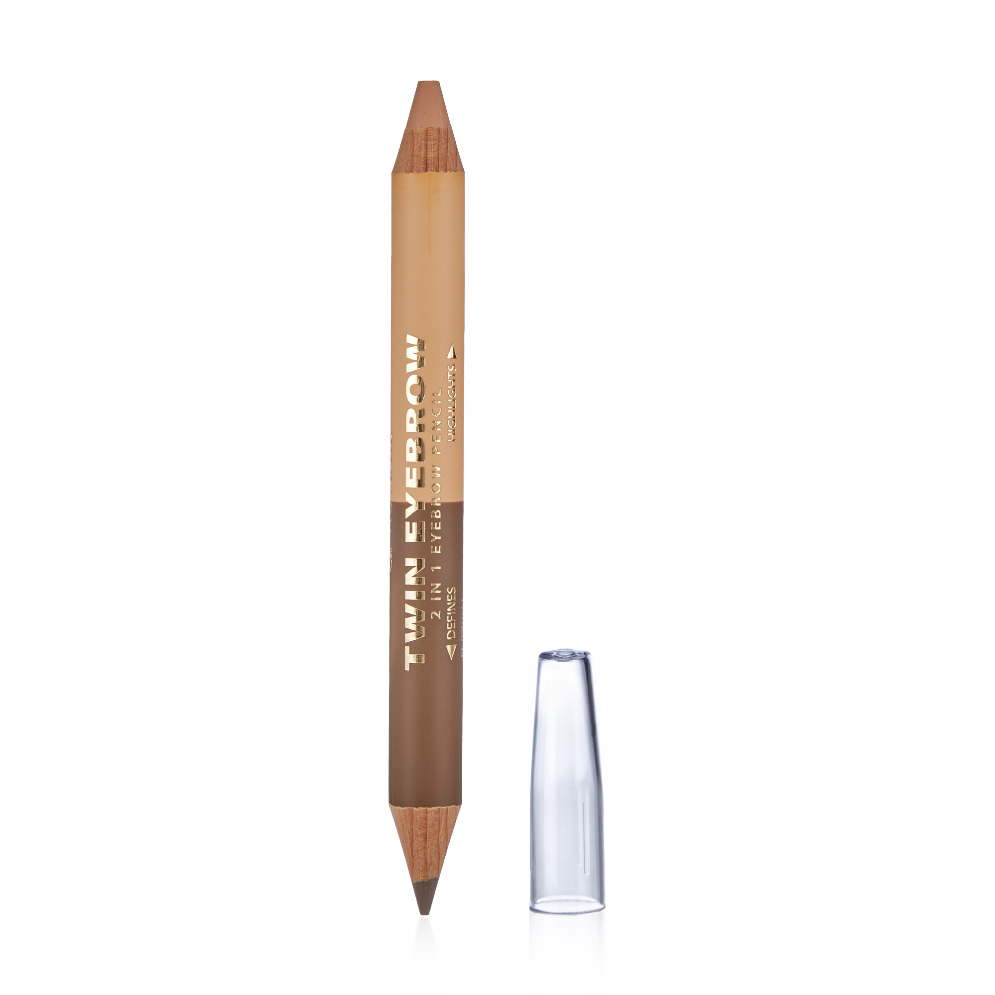 

Двосторонній олівець для брів Florelle Twin Eyebrow Pencil 21, 2.8 г
