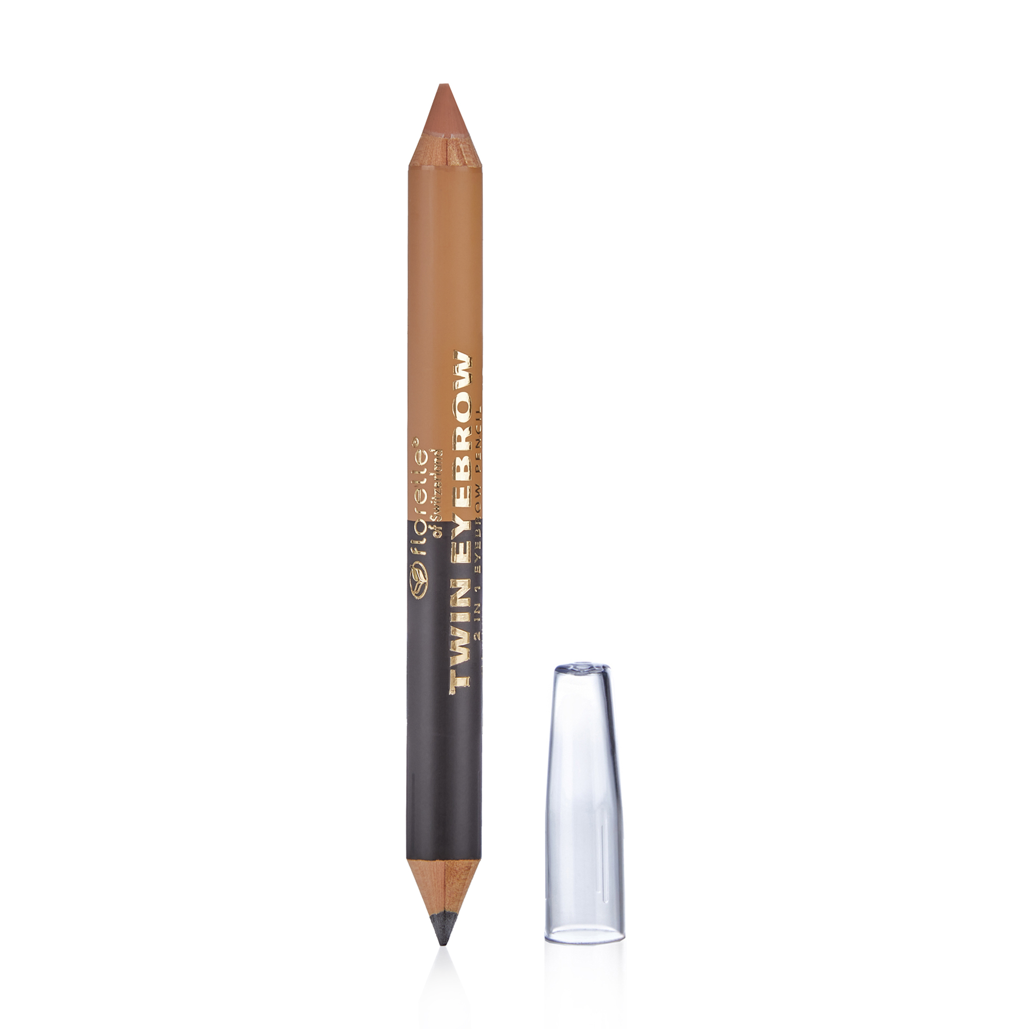 

Уцінка! Двосторонній олівець для брів Florelle Twin Eyebrow Pencil тон 22, 2.8 г