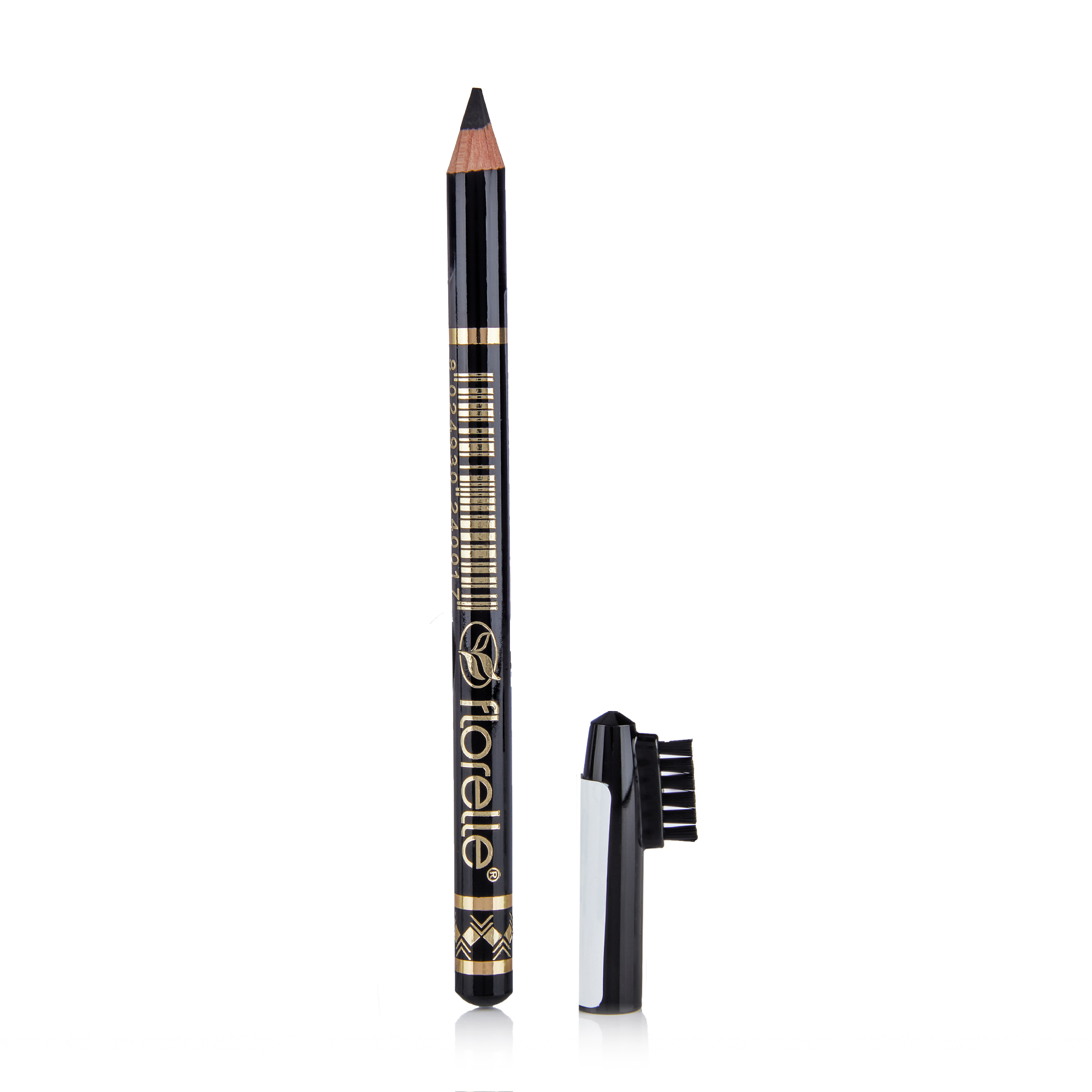 

Олівець для брів Florelle Eyebrow Pencil With Brush з плоскою щіточкою, 01, 1.14 г