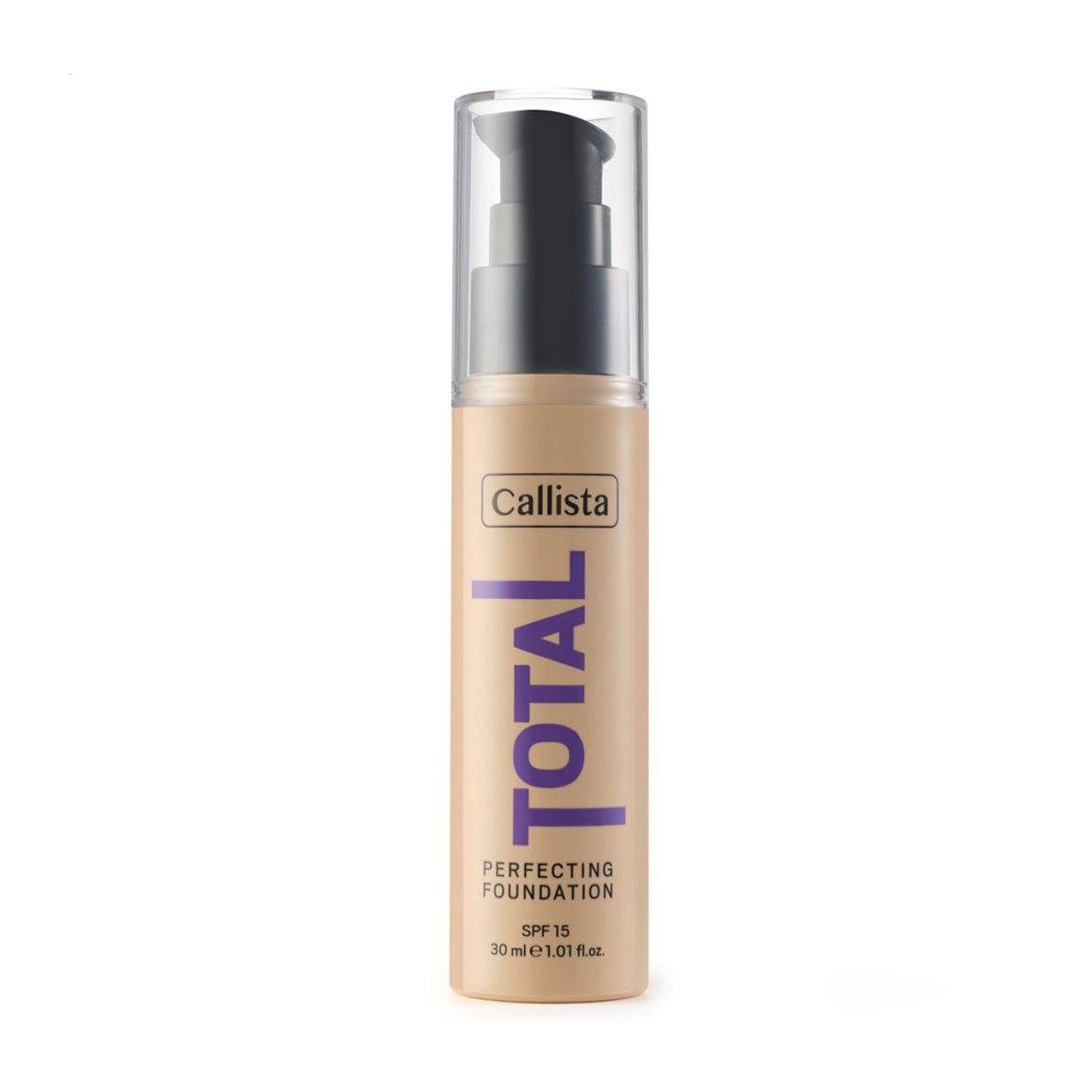 

Тональний крем для обличчя Callista Total Perfecting Foundation SPF 15, 232 Light Beige, 30 мл
