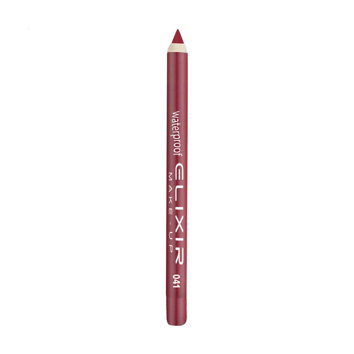 Акція на Водостійкий олівець для губ Elixir Waterproof Lip Liner, 041 Red Cherry, 1.4 г від Eva