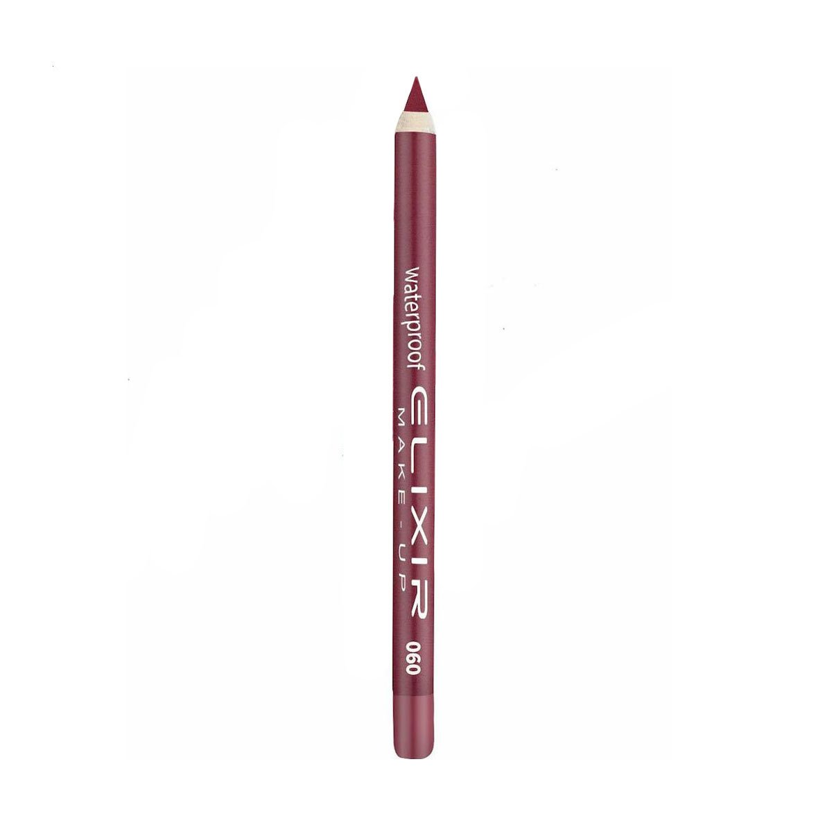 Акція на Водостійкий олівець для губ Elixir Waterproof Lip Liner, 060 Rosewood, 1.4 г від Eva