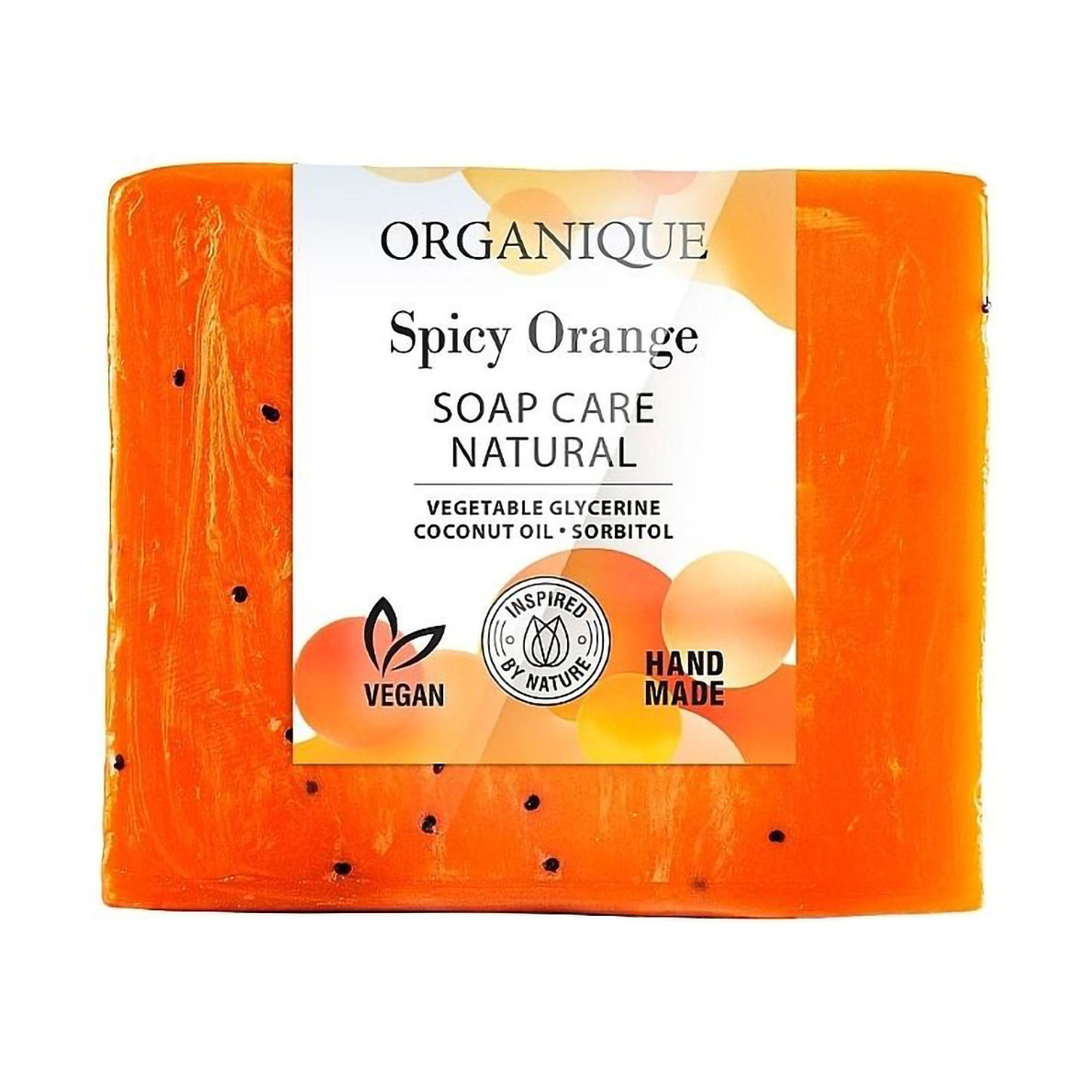 

Натуральне живильне мило Organique Soap Care Natural Spicy Orange, 100 г